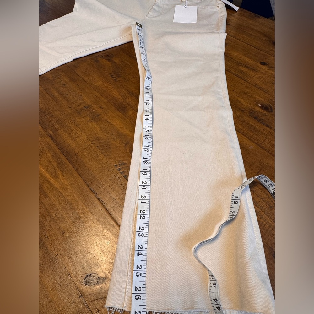 DL1961 Bridget Boot High Rise Instasculpt Crop Jeans Khaki color- NWT - Picture 10 of 11